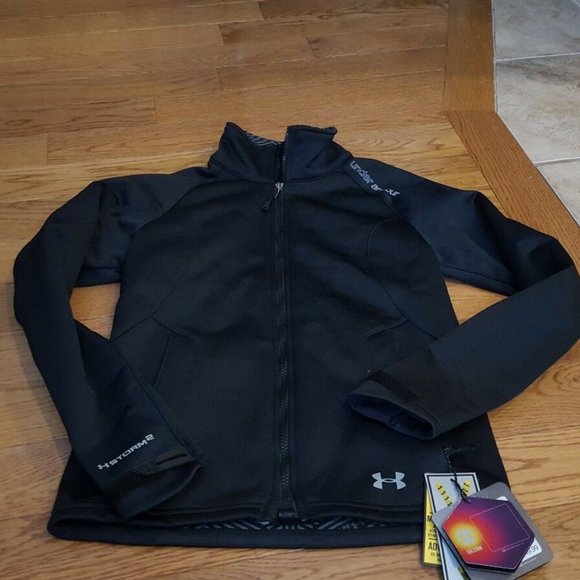 Under Armour Jackets & Blazers - under armour infrared black jacket sz xs nwt